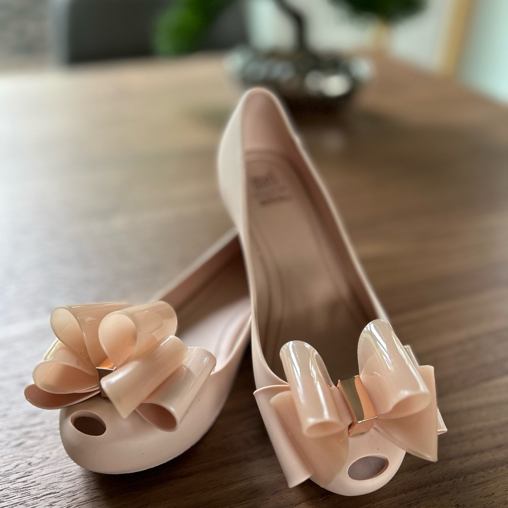 Girls Dress shoes big bow style size 1